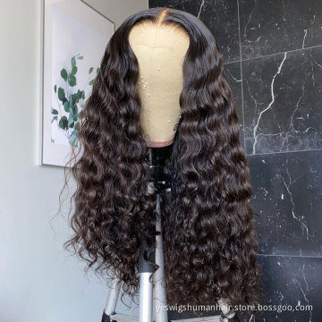 Yeswigs Hd Full Loose Deep Lace Front Wig Vendor Raw Brazilian Virgin Human Hair Lace Frontal Wig For Black Women Human Hair